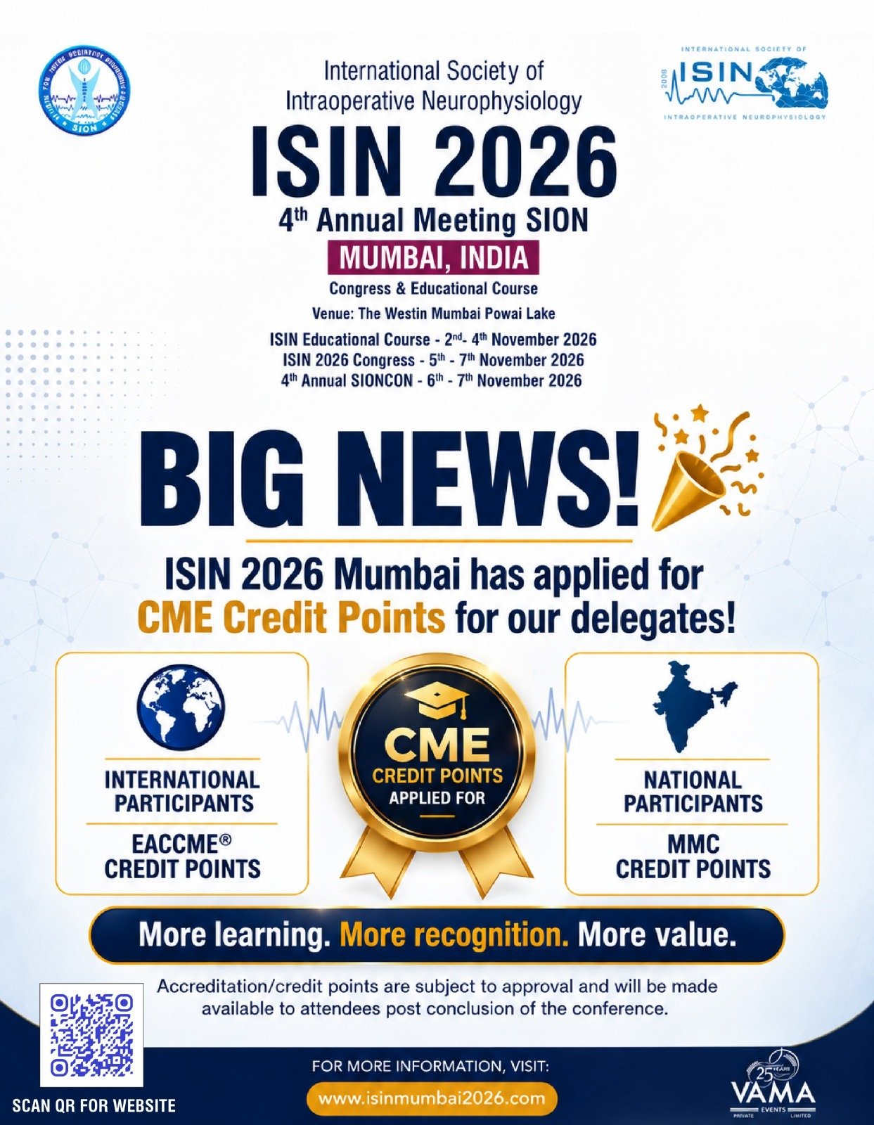 ISIN Mumbai 2026 congress announcement